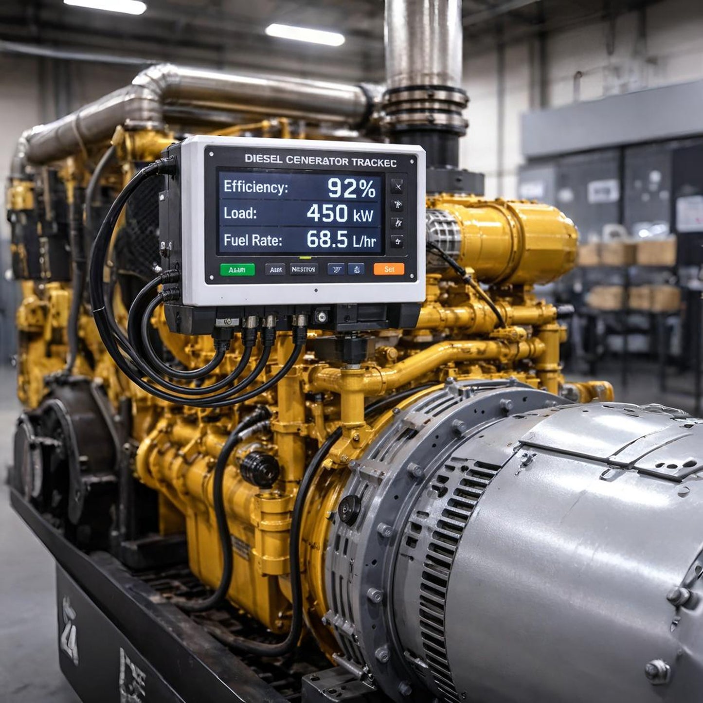 Diesel Generator Efficiency Tracker | Electricity Generation | Fuel Theft Control | Break Down Alert