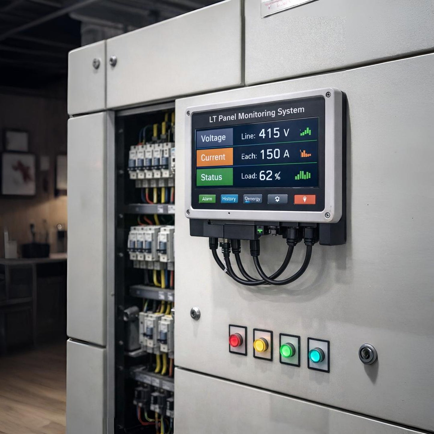 LT Panel Monitoring | Electricity Monitoring | Heat Map Monitoring | Cable/Wire Overload Alerting
