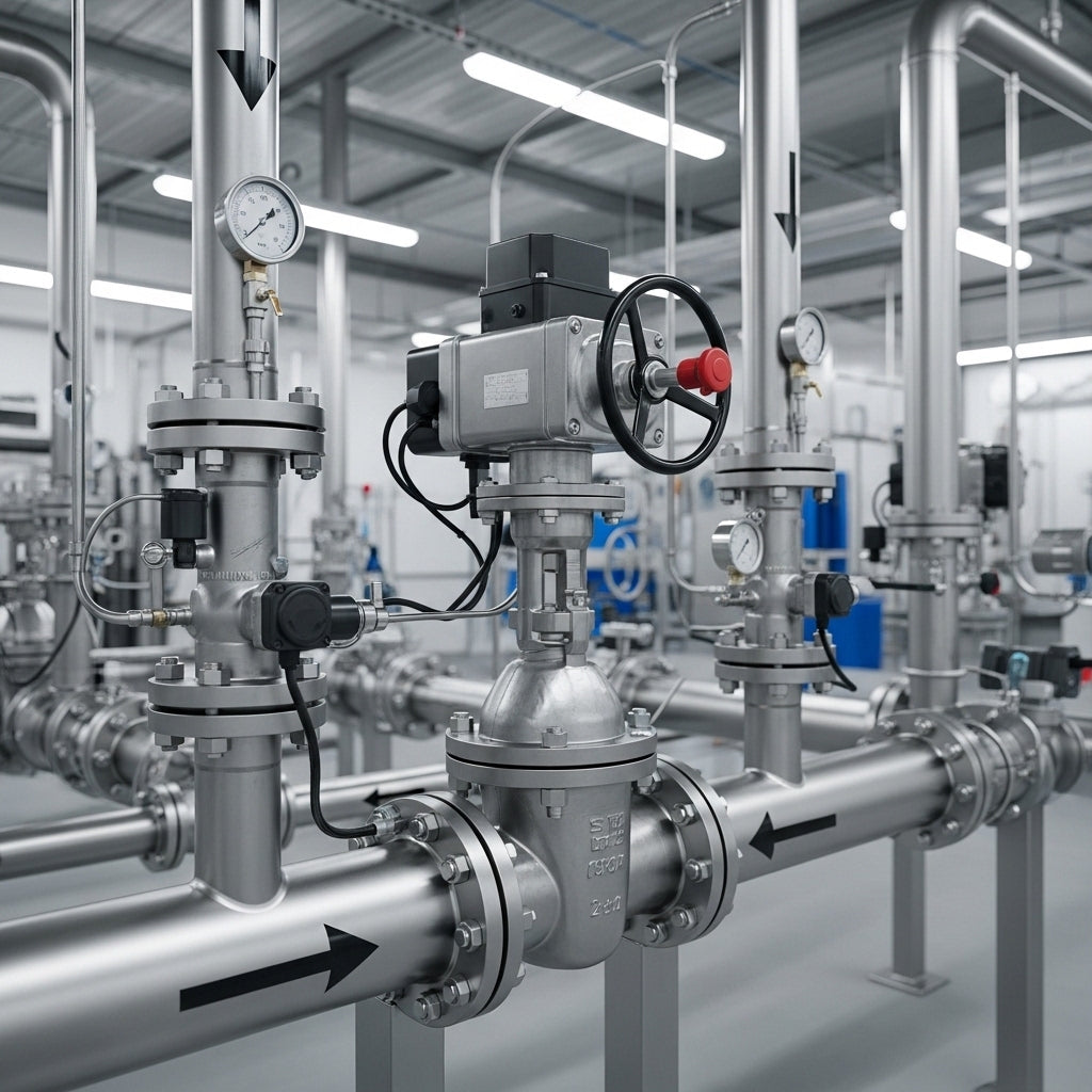 Chiller Plant | Water Motor Efficiency Tracker and Water Flow Actuator using VFD