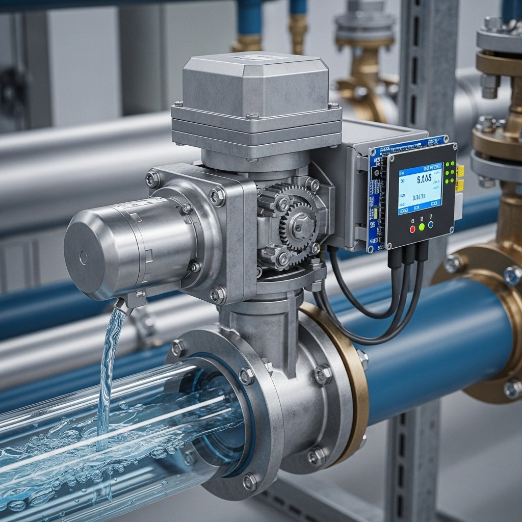 Chiller Plant | Water Motor Efficiency Tracker and Water Flow Actuator using VFD