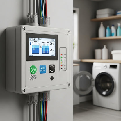 Automatic Water Motor Controller | Dry Run | Auto Cut on Full | Motor Efficiency | Electricity Consumption