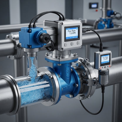 Chiller Plant | Water Motor Efficiency Tracker and Water Flow Actuator using VFD
